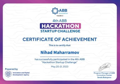 Certificate of Achievement